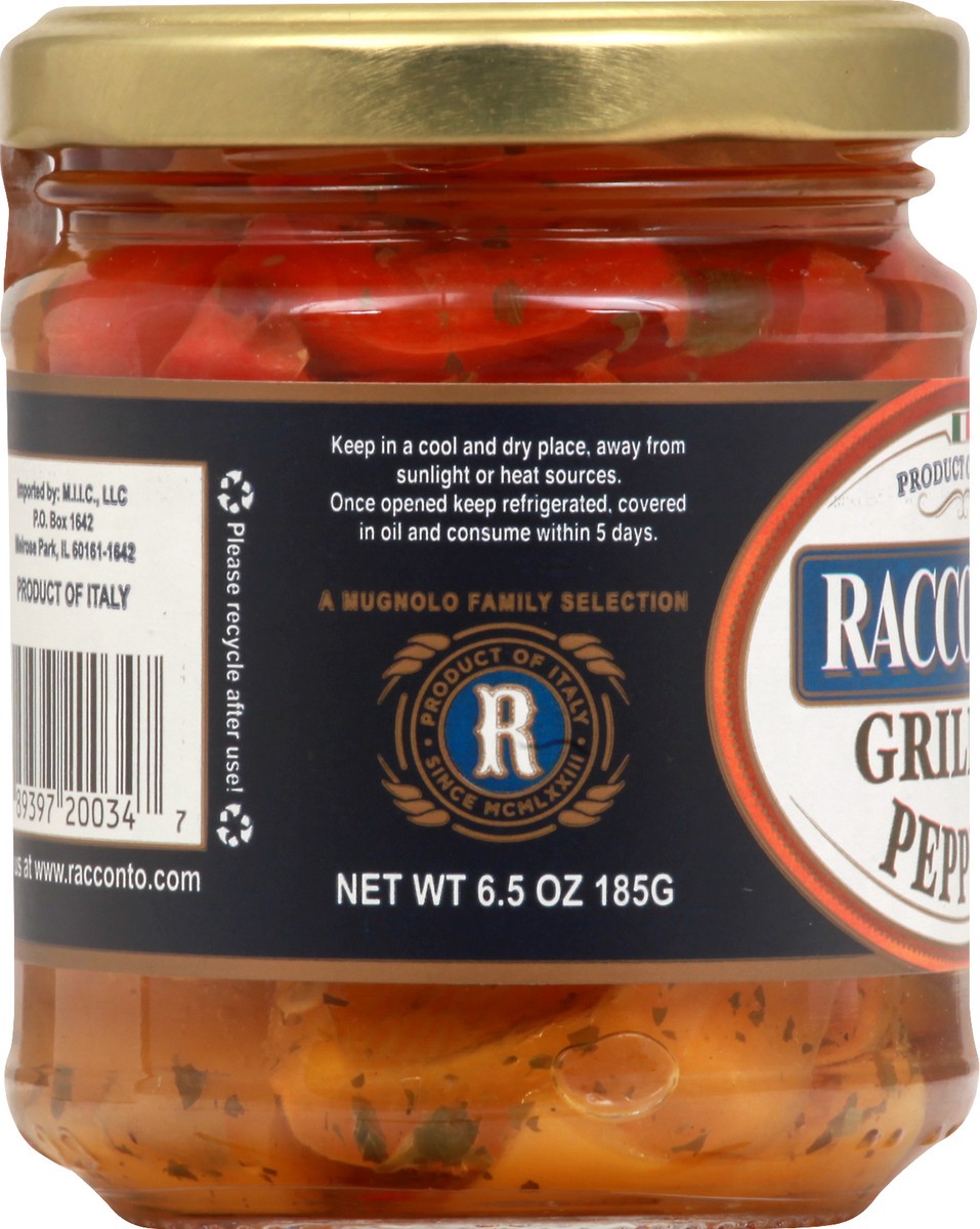 slide 5 of 7, Racconto Grilled Peppers, 6.5 oz