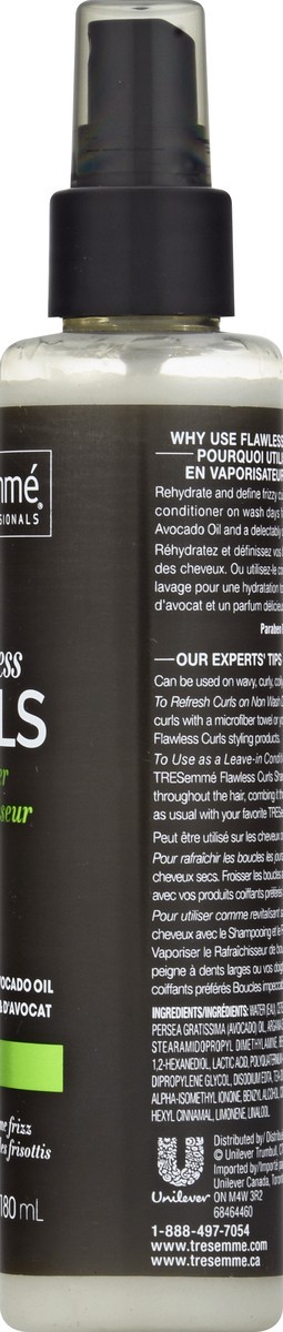 slide 6 of 9, TRESemmé Flawless Curls Curl Refresher Spray Flawless Curls, 6.1 oz, 6.1 oz