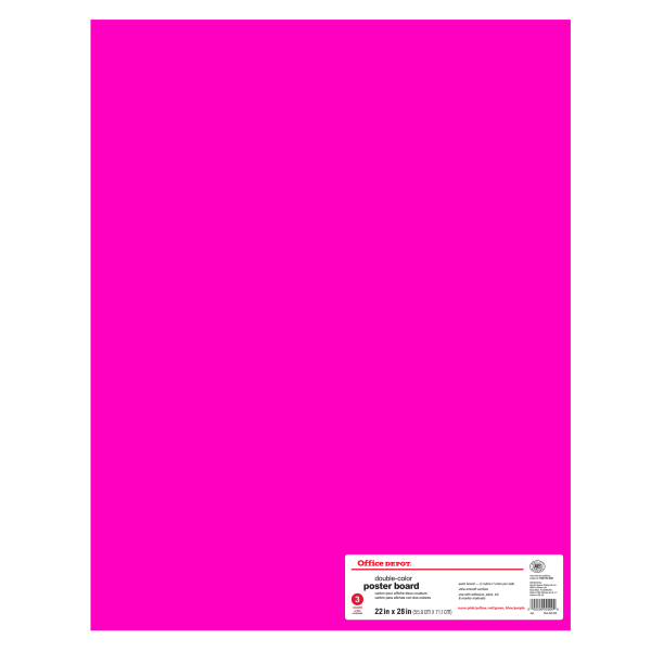 slide 1 of 1, Royal Brites Poster Boards, Neon Assorted, 3 ct