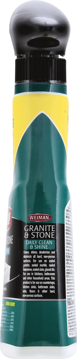 slide 8 of 12, Weiman Granite & Stone Citrus Scent Daily Clean & Shine 0.75 pt, 12 fl oz