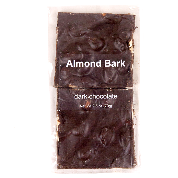 slide 1 of 1, L&B Dark Chocolate Almond Bark, 2.5 oz