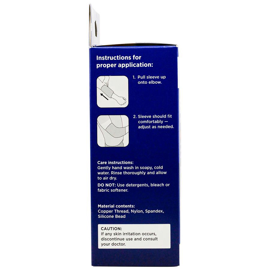 slide 4 of 4, Walgreens Copper Elbow Sleeve Medium / Large, 1 ct