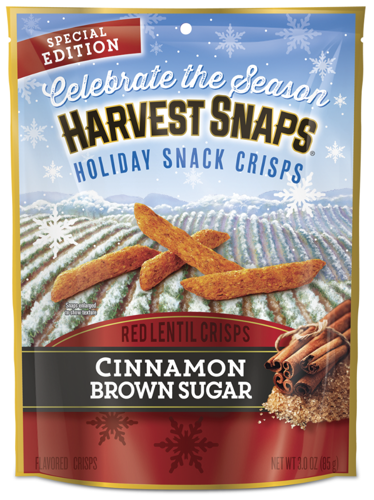 slide 1 of 1, Calbee Harvest Snaps Brown Sugar Holiday, 3 oz