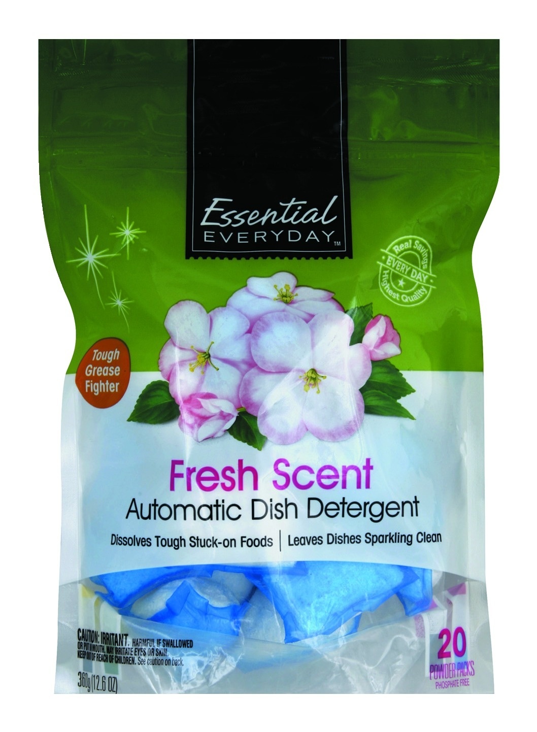 slide 1 of 1, Essential Everyday Fresh Auto Dish Packs, 20 ct