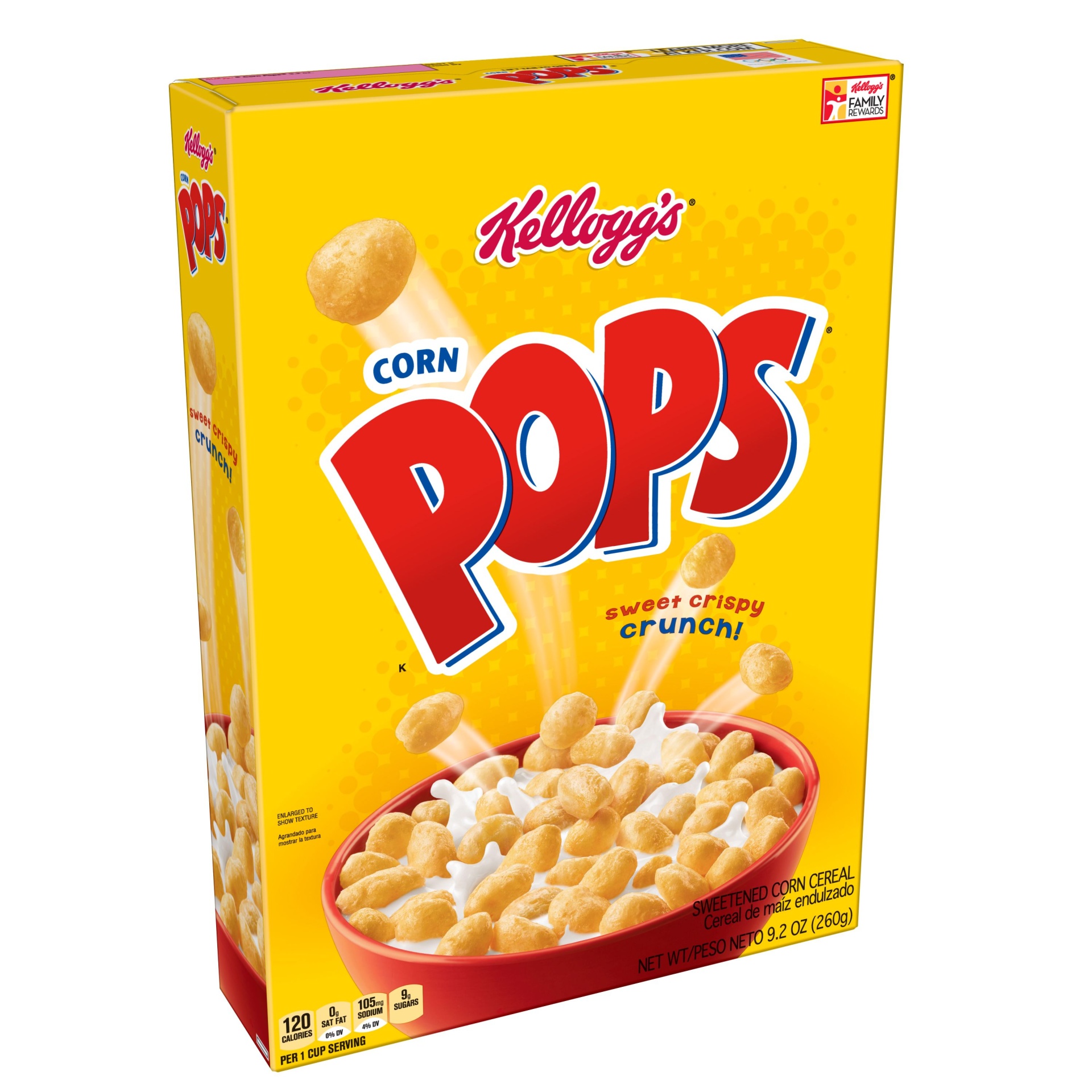 slide 1 of 7, Corn Pops Kellogg's Corn Pops Cereal, 9.2 oz