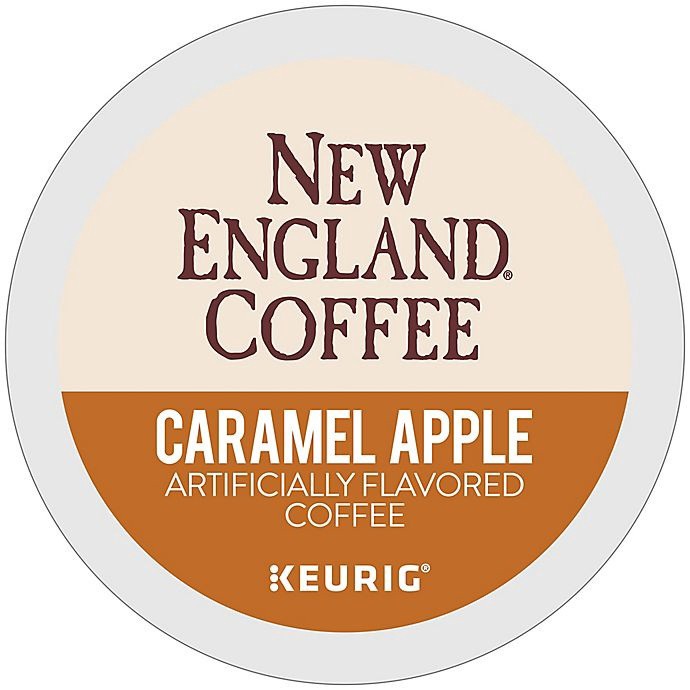 slide 1 of 5, New England Coffee Caramel Apple Coffee Keurig K-Cup Pods, 24 ct