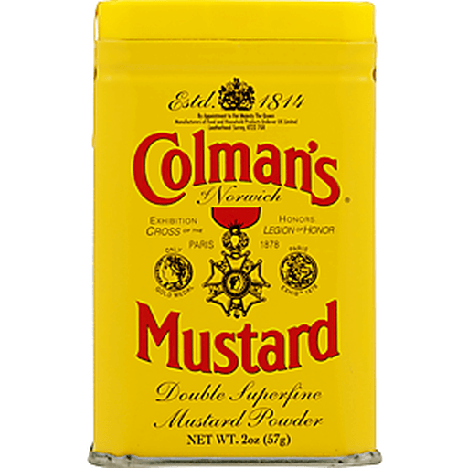 slide 5 of 7, Colman's Dry Hot Mustard, 2 oz