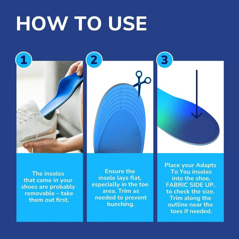 slide 3 of 8, Dr. Scholl's Adapt to You Men's Insole - 1 Pair, 1 ct