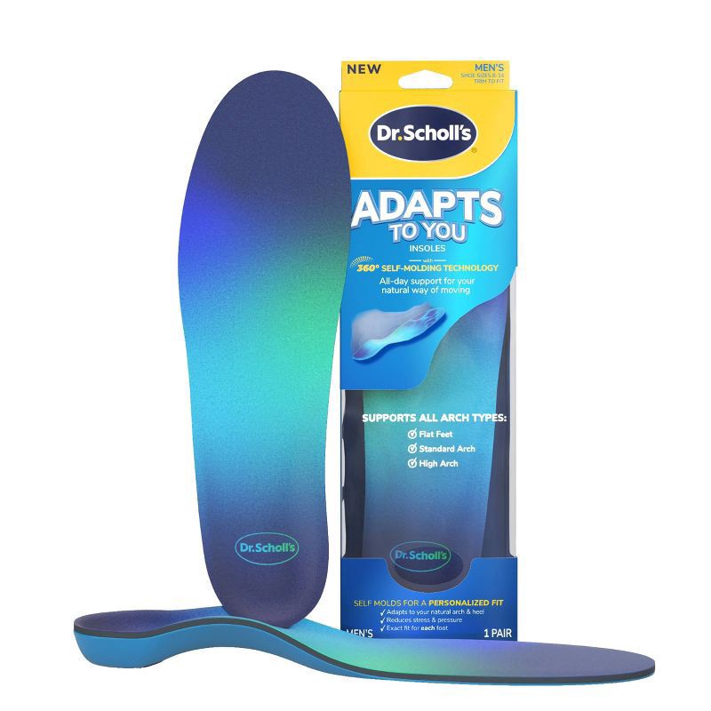 slide 1 of 8, Dr. Scholl's Adapt to You Men's Insole - 1 Pair, 1 ct