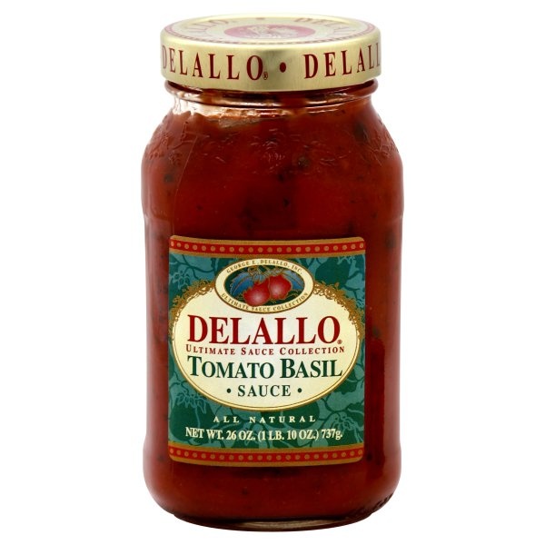 slide 1 of 1, DeLallo Tomato Basil Pasta Sauce, 24 oz