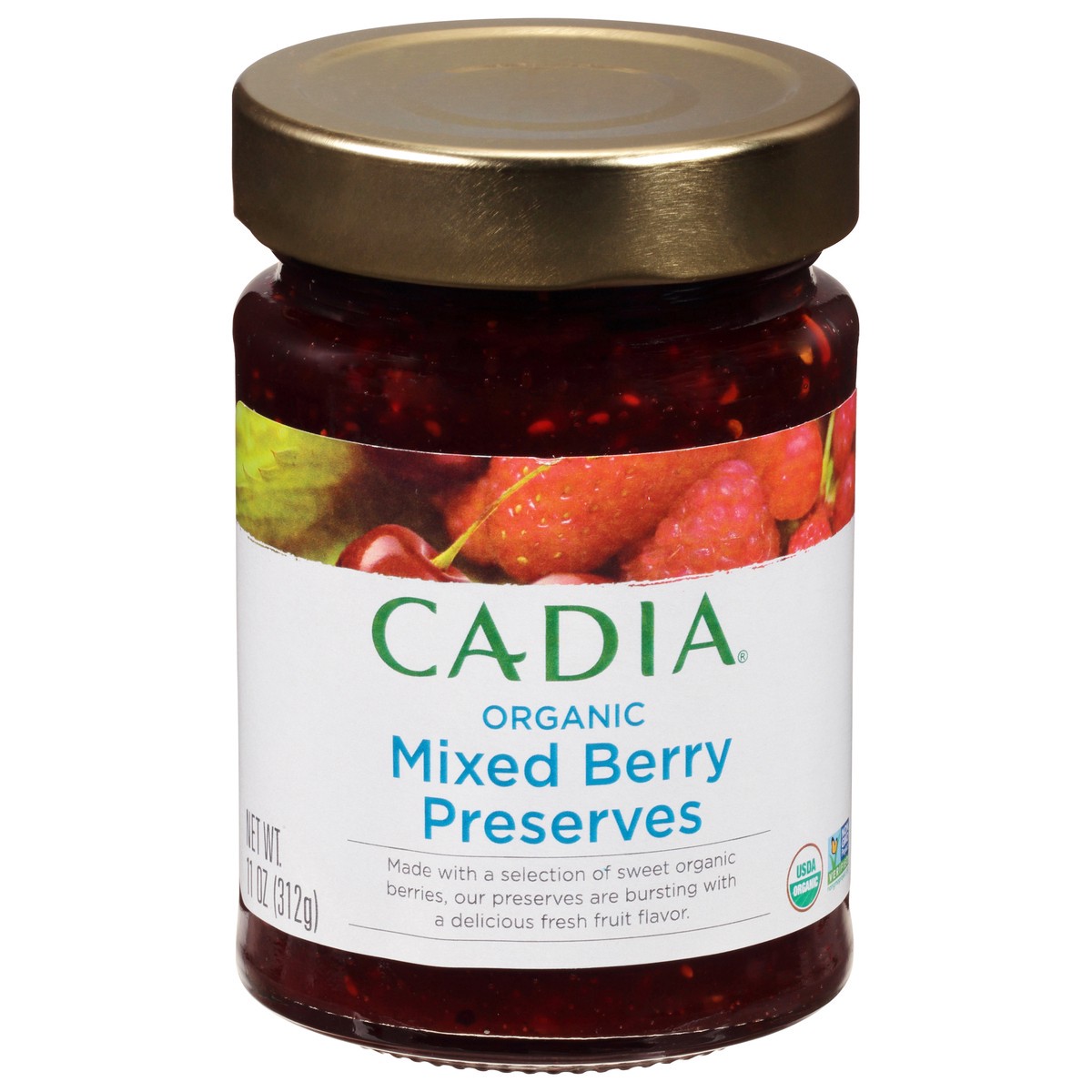 slide 2 of 14, Cadia Organic Mixed Berry Preserves 11 oz, 11 oz