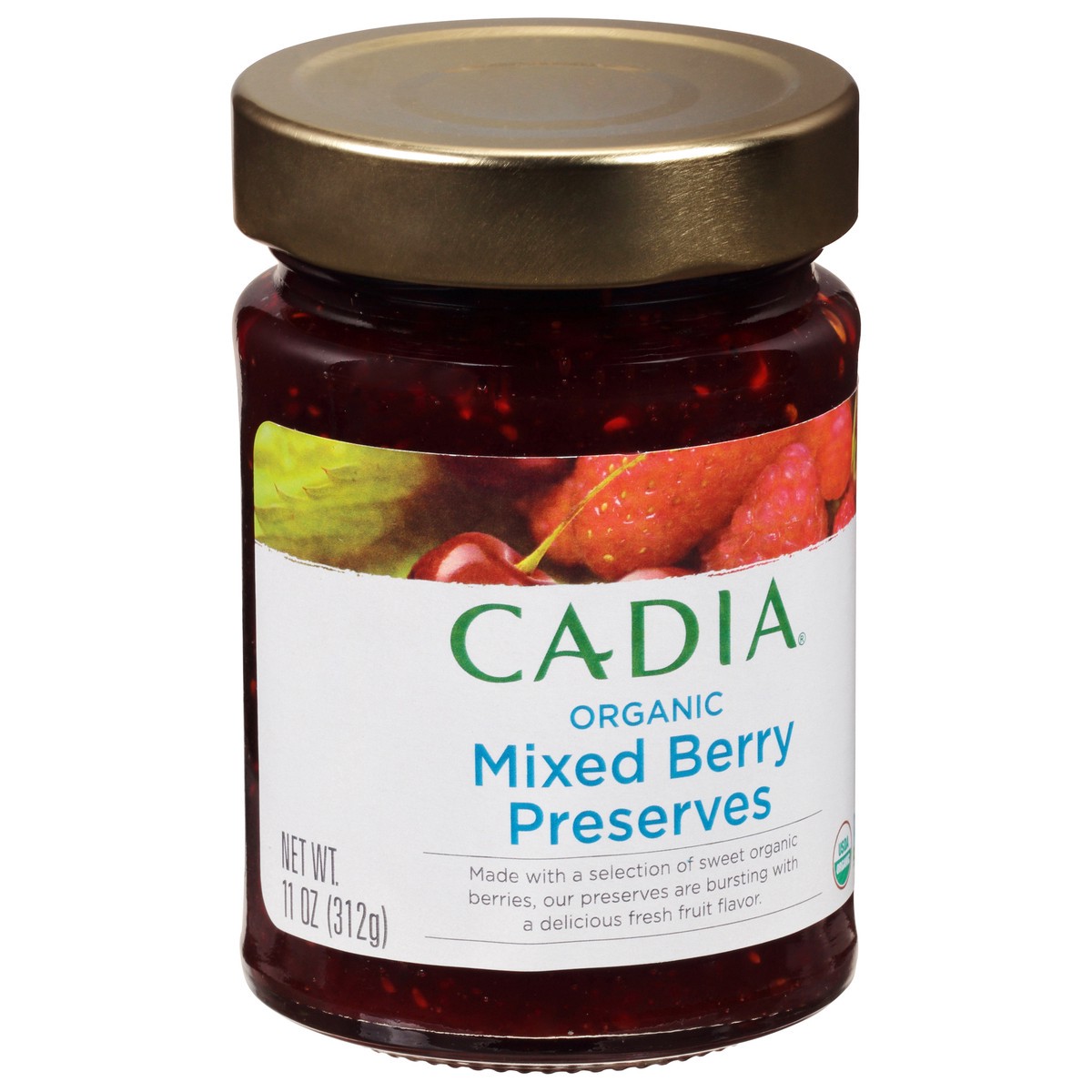 slide 6 of 14, Cadia Organic Mixed Berry Preserves 11 oz, 11 oz