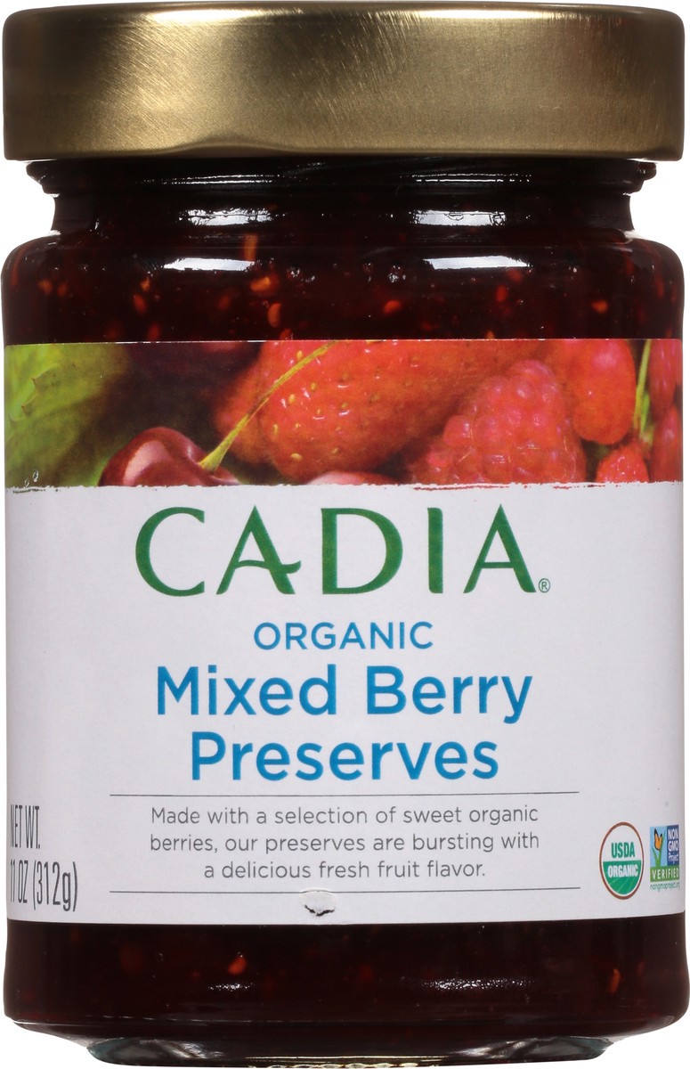 slide 11 of 14, Cadia Organic Mixed Berry Preserves 11 oz, 11 oz