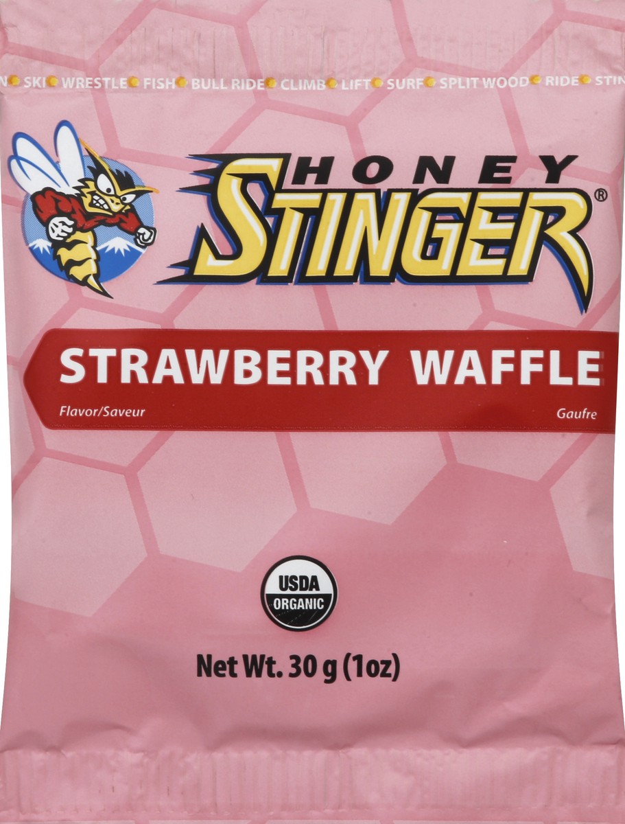 slide 5 of 6, Honey Stinger Waffle Bar Strawberry, 1 oz