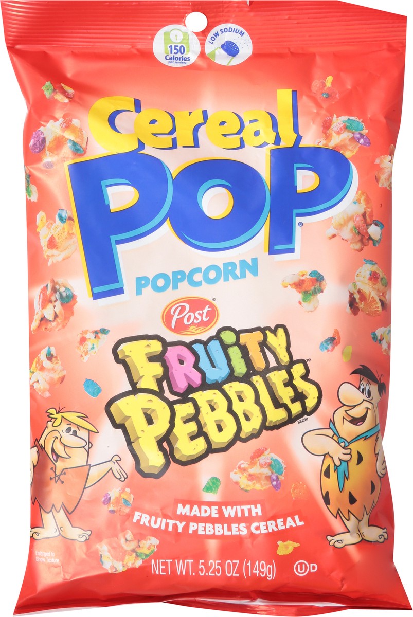 slide 6 of 9, Fruity Pebbles Pop Cereal Popcorn 5.25 oz, 5.25 oz
