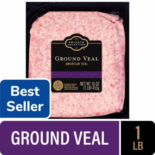 slide 1 of 1, Private Selection® Ground American Veal Pack 1 LB, 1 lb