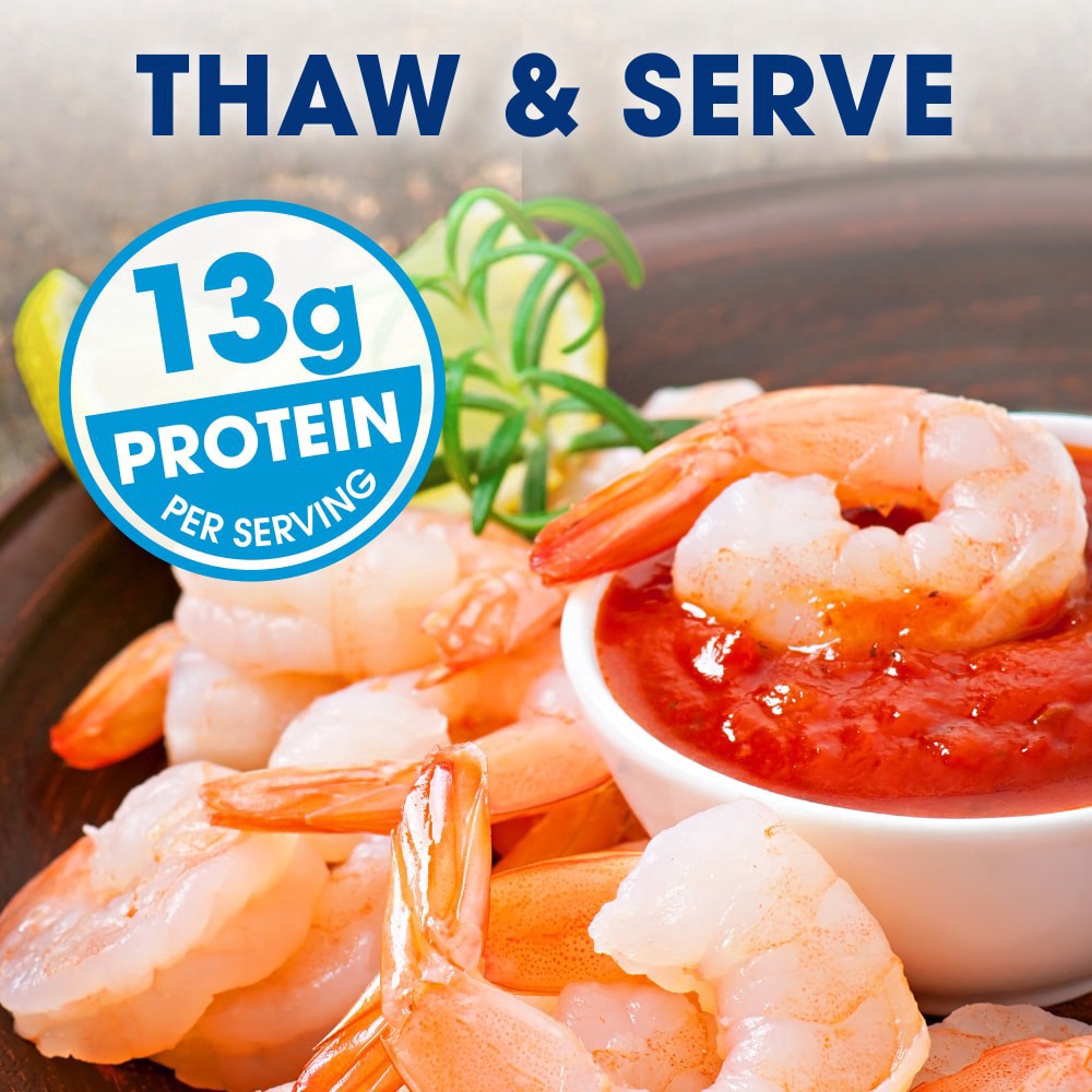 slide 4 of 5, Kroger® Jumbo Shrimp Cooked Peeled & Deveined Tail On, 12 oz