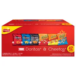 Frito-Lay Frito Lay Snack Doritos & Cheetos Mix Variety Pack, 41 3/8 Oz, 42 Count