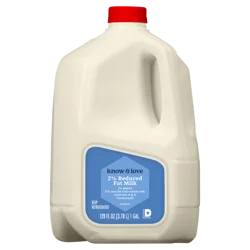 Know & Love 2% Reduced Fat Milk 1 Gallon