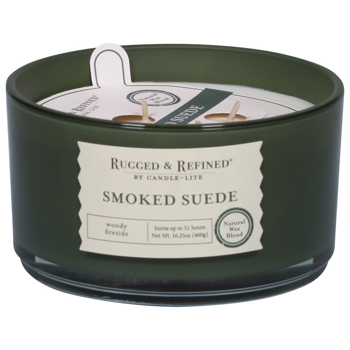 slide 1 of 5, Rugged & Refined Smoked Suede Candle 1 ea, 1 ct