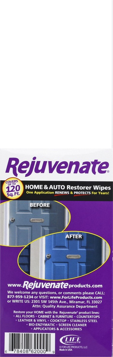 slide 10 of 10, Rejuvenate Wipes 6 ea, 5 ct