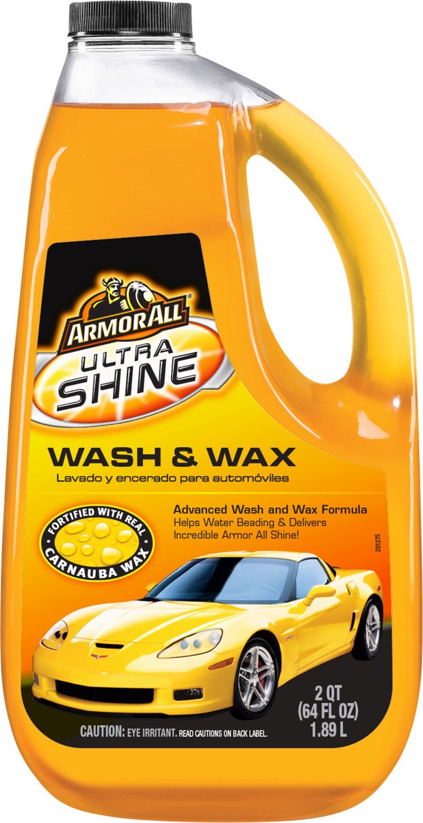 slide 3 of 3, Armor All Ultra Shine Wash & Wax Car Wash, 64 fl oz