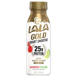 Lala Gold Lactose Free Raspberry Keylime Yogurt Smoothie 10 fl oz
