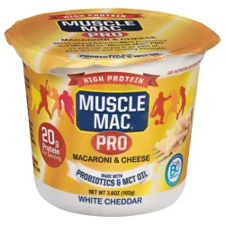 Muscle Mac High Protein Pro White Cheddar Macaroni & Cheese - 3.6 oz