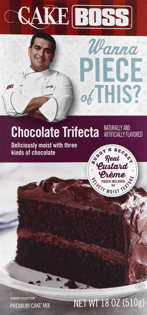 slide 4 of 4, Cake Boss Chocolate Trifecta Cake Mix, 18 oz