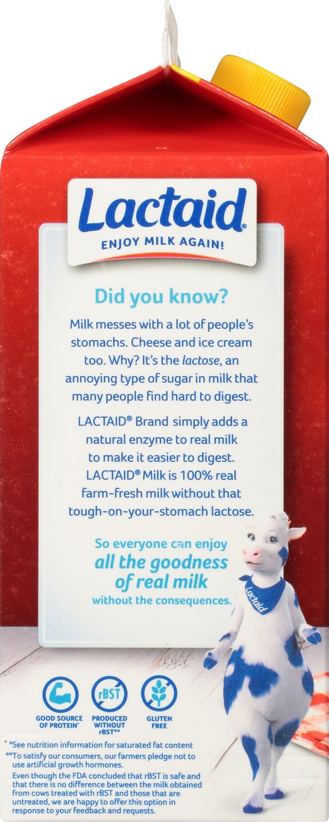 slide 9 of 12, Lactaid Whole Milk Calcium Enriched, 64oz, 1/2 gal