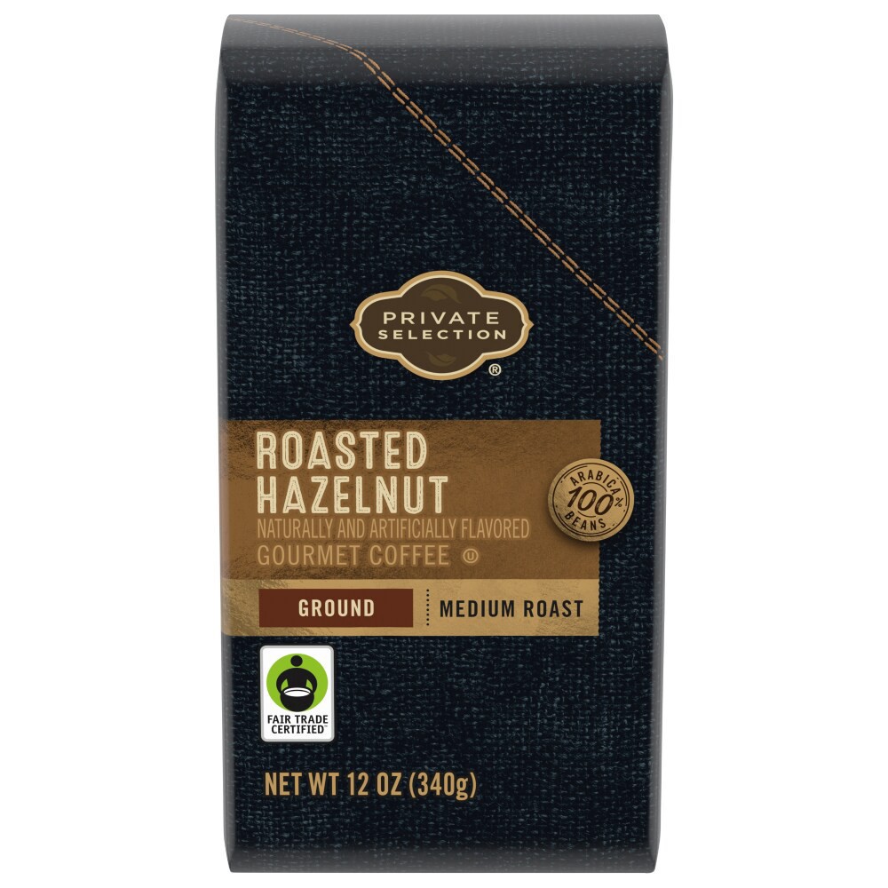 slide 2 of 4, Private Selection Roasted Hazelnut Medium Roast Ground Coffee - 12 oz, 12 oz
