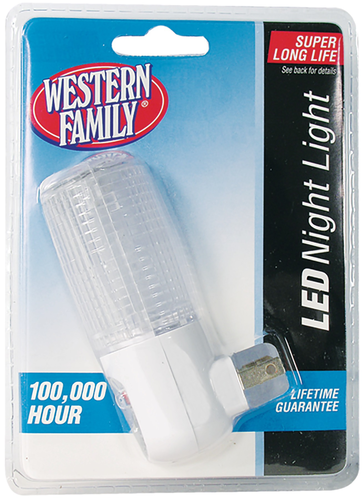 slide 1 of 1, Western Family Nite Lite Led Sensor, 1 ct