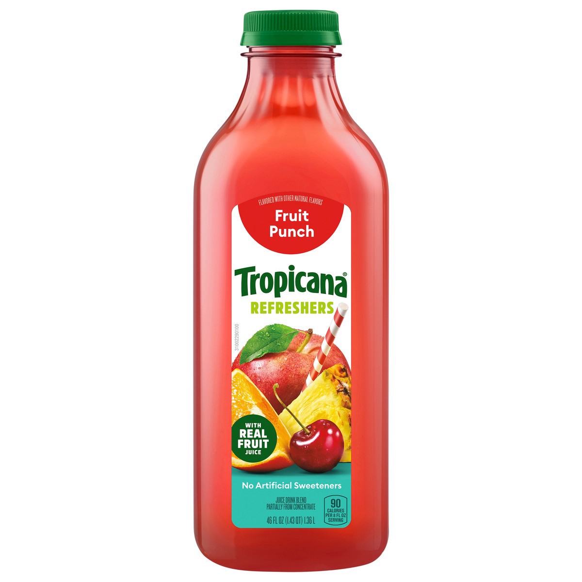 slide 5 of 11, Tropicana Refreshers - Fruit Punch, 46 fl oz