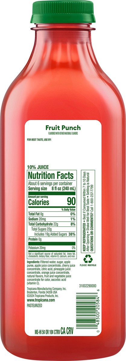 slide 2 of 11, Tropicana Refreshers - Fruit Punch, 46 fl oz