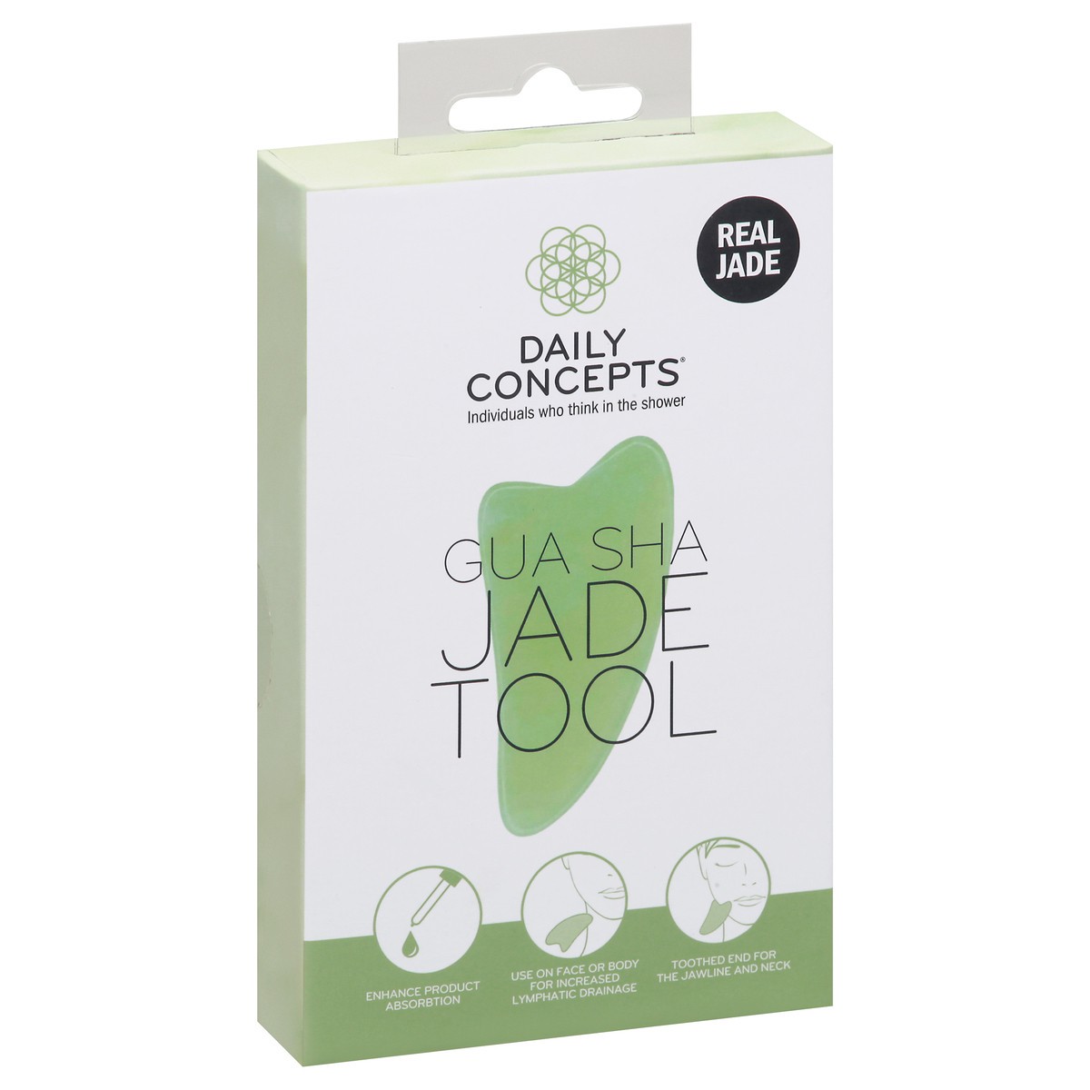 slide 4 of 9, Daily Concepts Gua Sha Jade Tool 1 ea, 1 ct