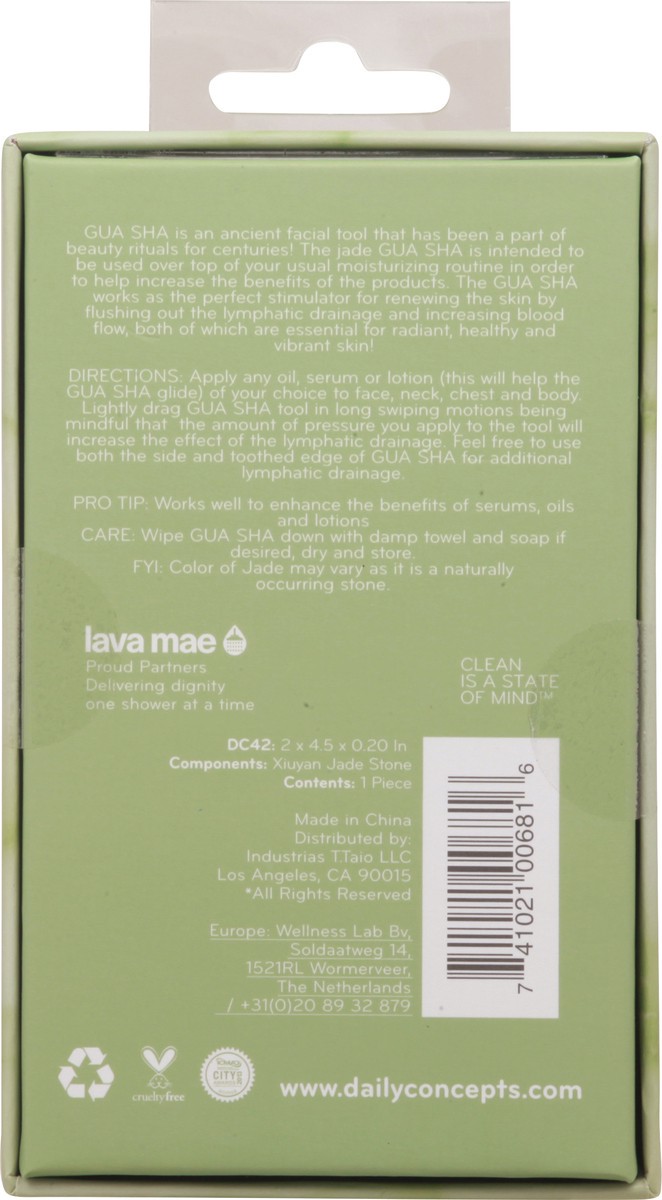 slide 6 of 9, Daily Concepts Gua Sha Jade Tool 1 ea, 1 ct