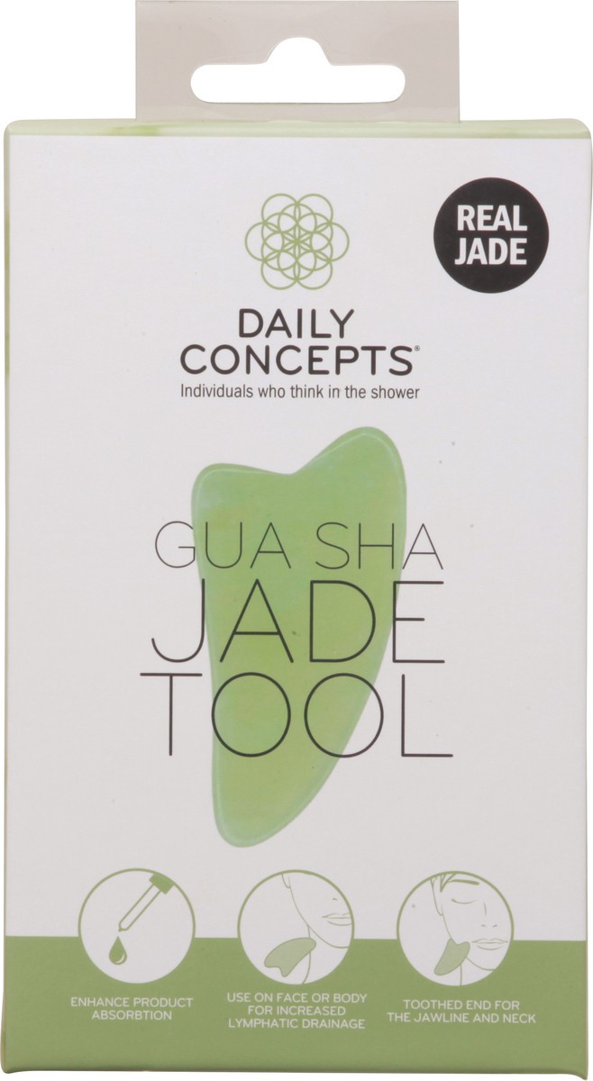 slide 8 of 9, Daily Concepts Gua Sha Jade Tool 1 ea, 1 ct