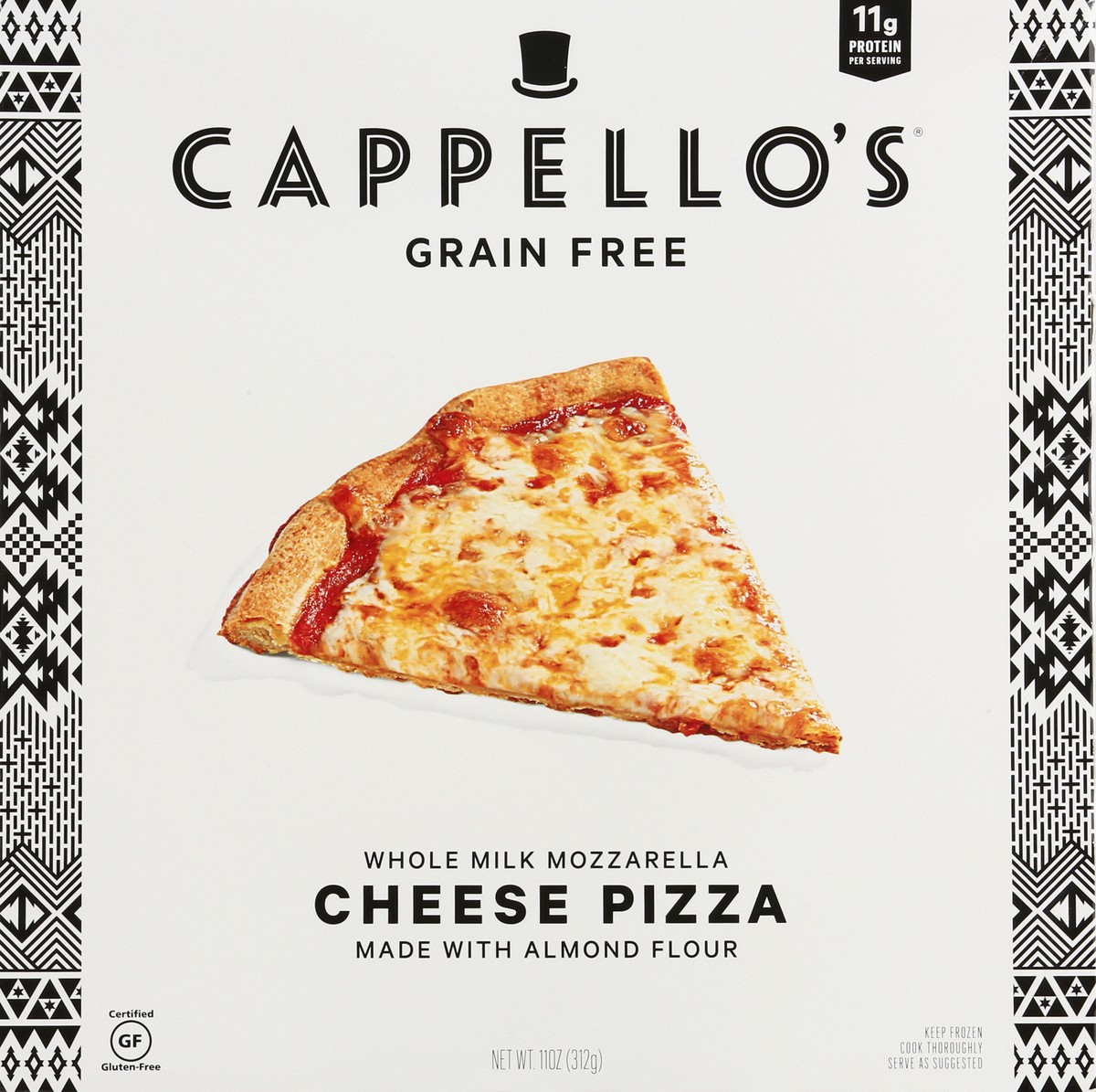 slide 9 of 12, Cappello's Cheese Pizza, 11 oz