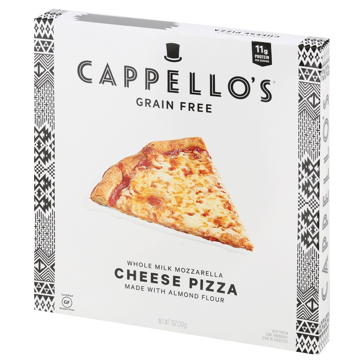 slide 11 of 12, Cappello's Cheese Pizza, 11 oz