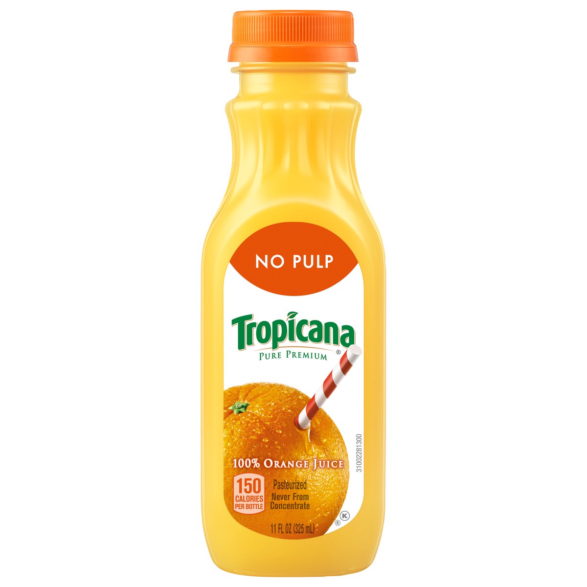 slide 6 of 12, Tropicana Pure Premium 100% Orange Juice Original, No Pulp, Single Serve, 11 fl oz bottle, 11 fl oz