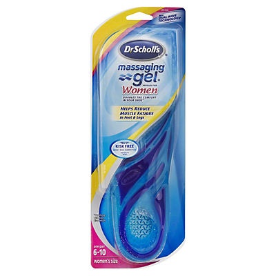 slide 1 of 1, Dr. Scholl's Massaging Gel Insole for Women, 1 pair