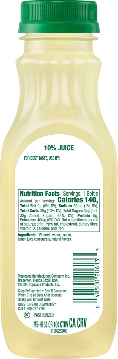 slide 5 of 13, Lemonade, 11 fl oz