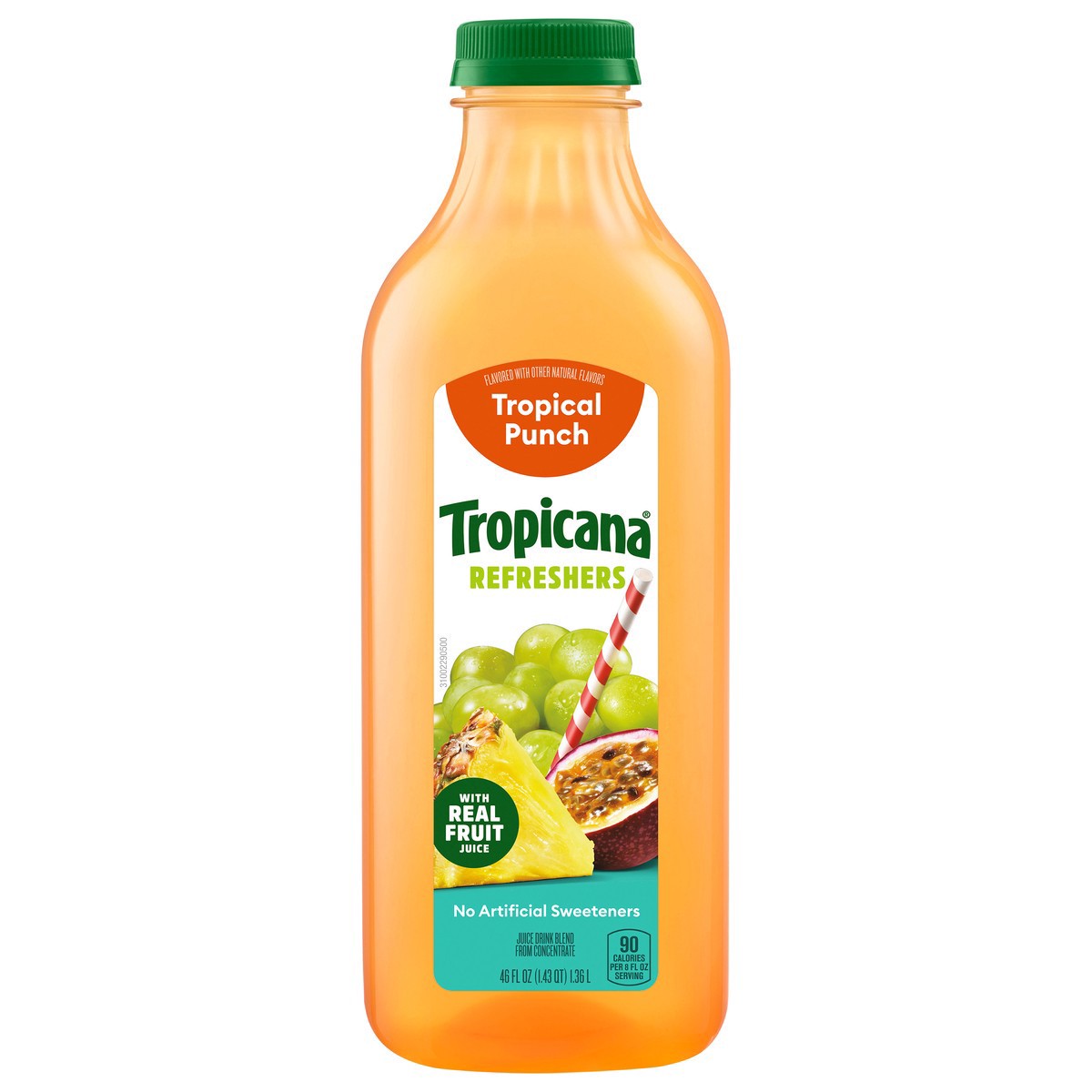 slide 3 of 12, Tropicana Premium Drinks, Tropical Punch, 46 Fl Oz Bottle, 46 fl oz