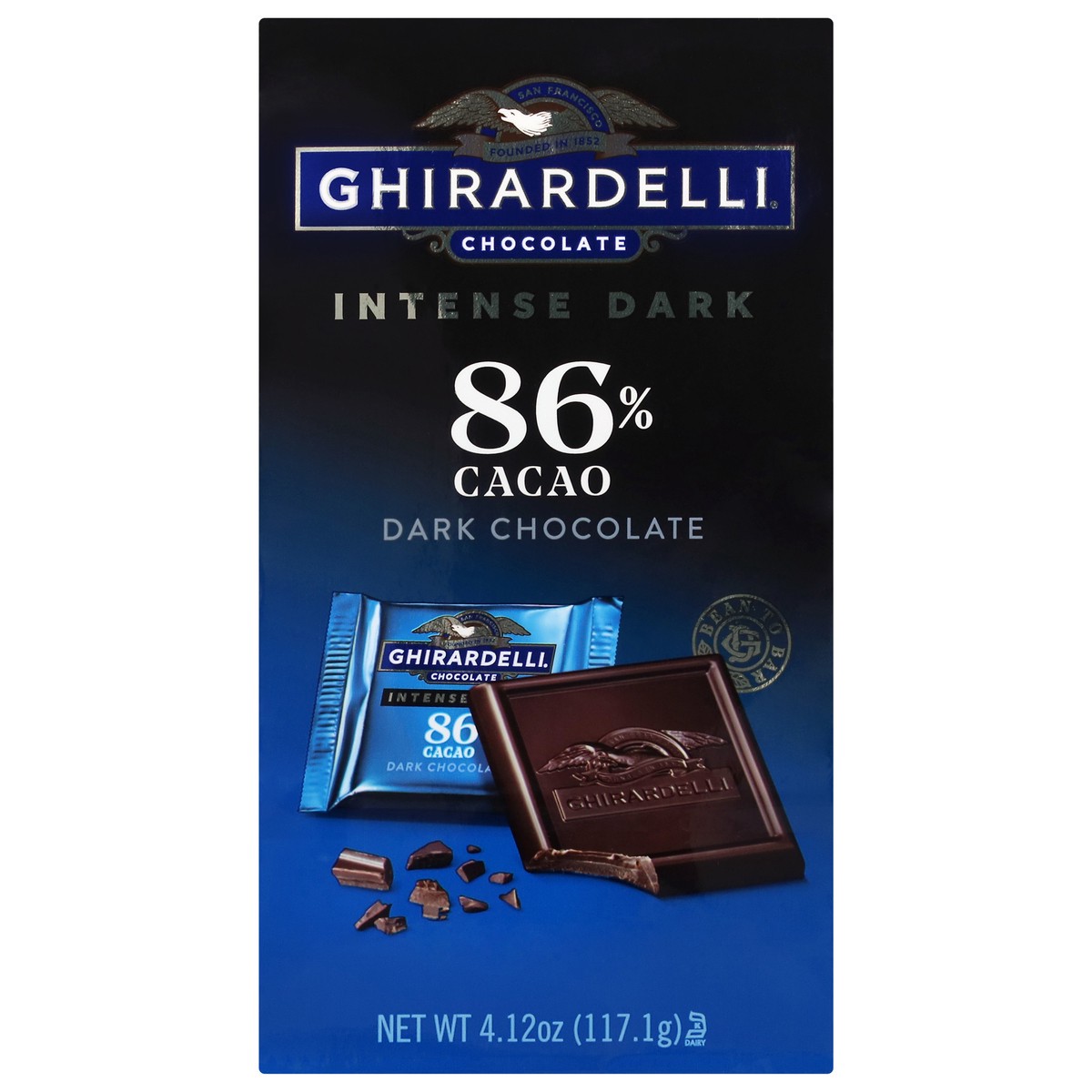 slide 1 of 17, Ghirardelli Intense Dark 86% Cacao Chocolate - 4.12 oz, 4.12 oz