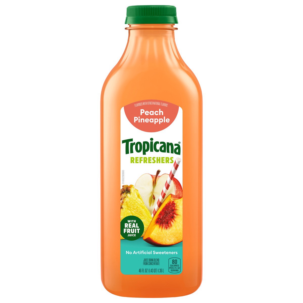 slide 12 of 12, Tropicana Premium Drinks, Peach Pineapple, 46 Fl Oz Bottle, 46 fl oz