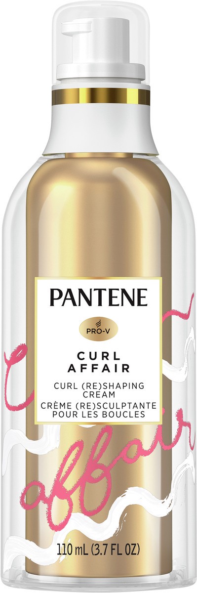 slide 4 of 7, Pantene Sulfate Free Curl Affair Curl (Re) Shaping Cream w/ Blackcurrant, 3.7 oz, 3.7 fl oz