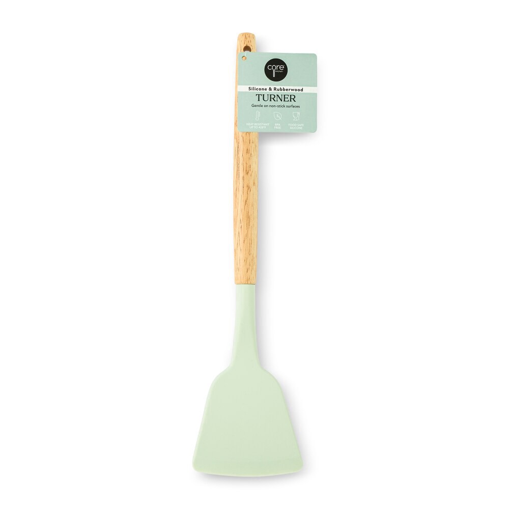 slide 1 of 3, Core Kitchen™ Silicone Turner Sage, 1 ct