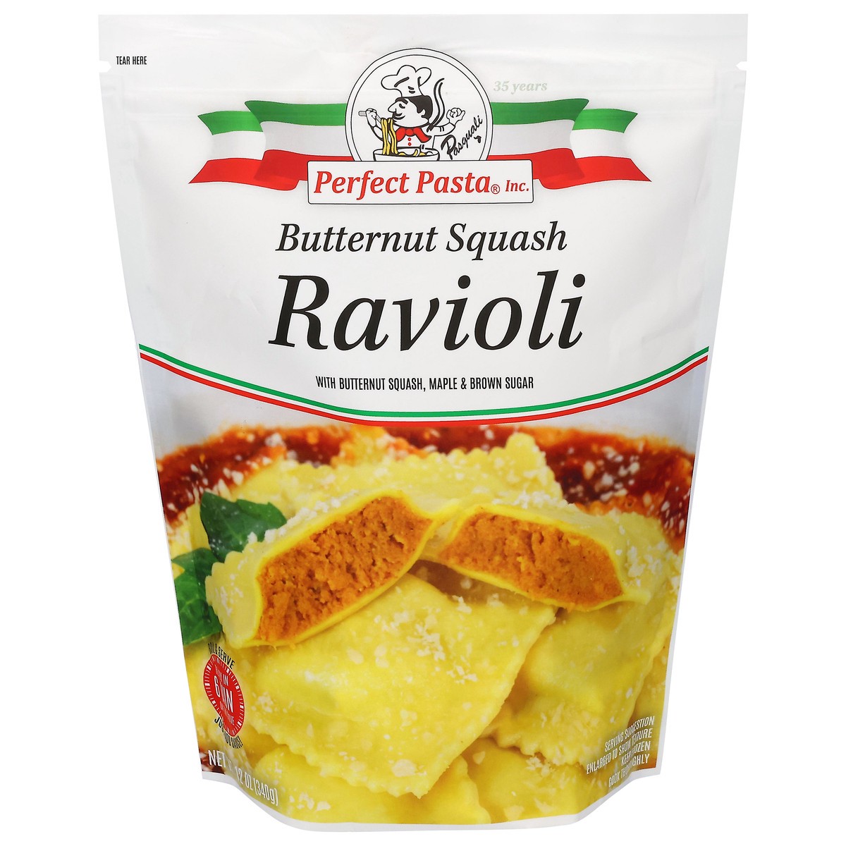 slide 1 of 14, Perfect Pasta Butternut Squash Ravioli 12 oz, 12 oz