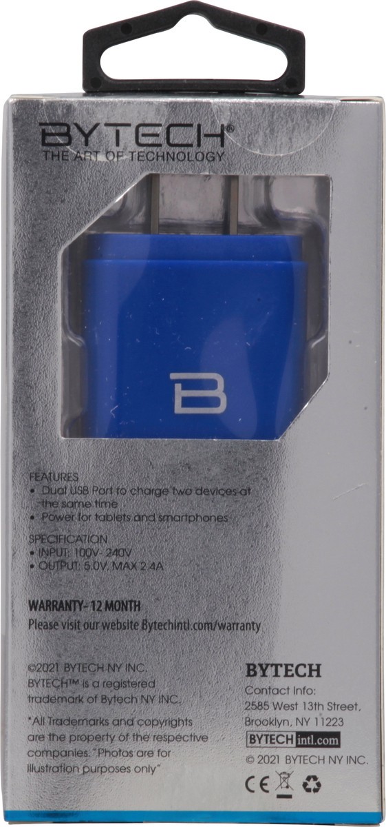 slide 3 of 12, Bytech Universal Wall Charger 1 ea, 1 ea