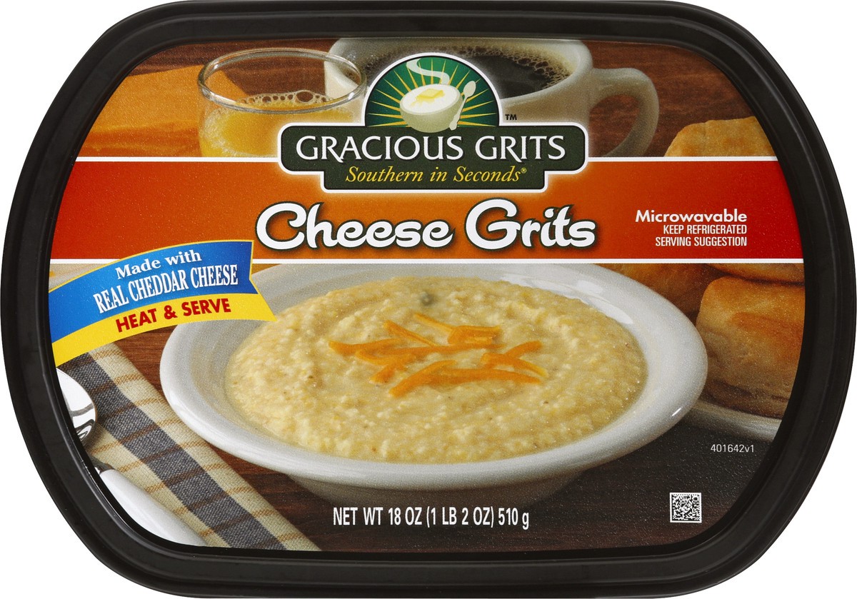 slide 8 of 10, Gracious Grits Southern in Seconds Cheese Grits 18 oz, 18 oz